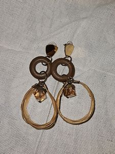 Vintage Retro Fashion Long Hoop Earrings