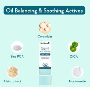 WishCare Oil Balance Fluid Sunscreen