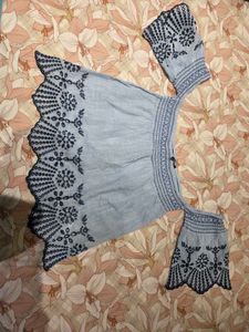 🎊Sale🎊Embroidered Off-Shoulder Top