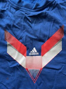 Adidas Blue Graphic T-Shirt
