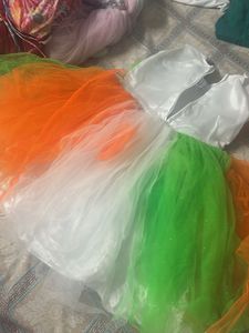 Tiranga Dress for Girls