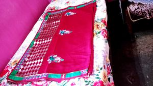 Elegant Red Saree