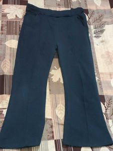Blue Flare Leggings