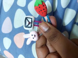 Cute Clay Paper Clips - Kawaii Desk Accessories