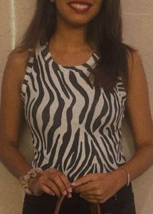 ZARA Zebra Tank Top