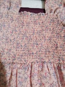 Pink Stretchable Frock