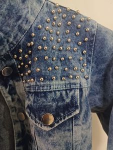 Denim Jacket with Studs