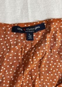 Polka Peplum Top