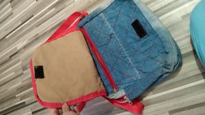 Sling Beg Used Jeens Cloth.