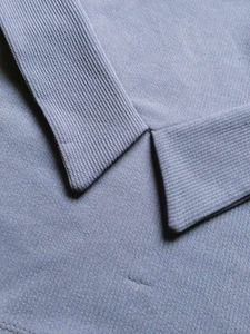 Stylish Blue Cut-Out Top