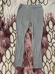 Gray Leggings with Cutouts