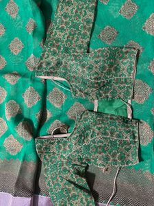 Green Saree