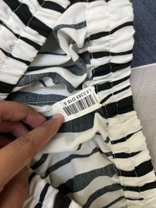 Myntra Black And White Night Suit