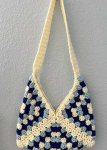 Crochet Sling Tote Bag