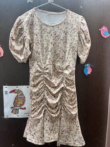 Floral Print Mini Dress