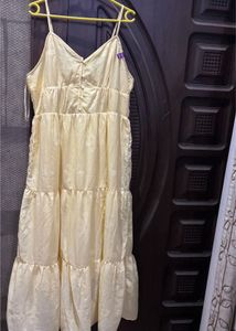 Yellow Corset Summer Dress
