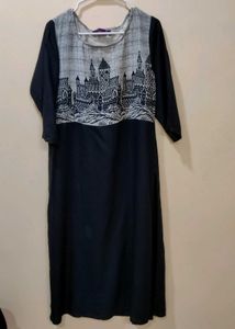 Black Kurta In Size M