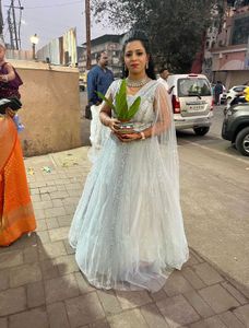 Powder Blue Elegant Party Gown