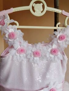 Pink Flower Girl Dress