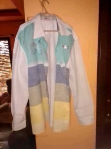 Cotton Button-Down Shirt - Hand stitched