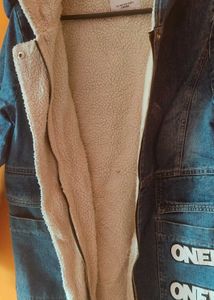 Denim Woolen Overcoat