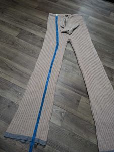 Ribbed Knit Flare Pants