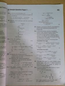 Chemistry Class 12 Sample Paper ( i Succeed )