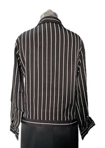 Striped Button-Up Jacket