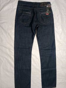 Men's Dark Blue Denim Jeans