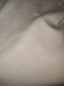 White Ribbed Top