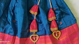 Pink Embroidered Sari Blouse