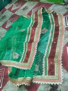 Beautiful Emerald Green Lehenga