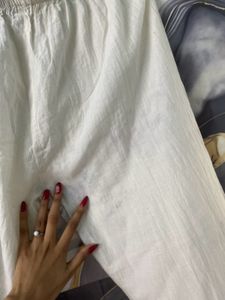 White Kurta Set For Women