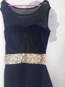 One Pisces Gown Net H Thoda Or Golden Belt Style