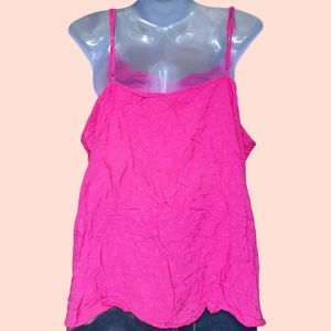 Pink Sleeveless Top
