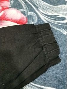 Black Cargo Joggers