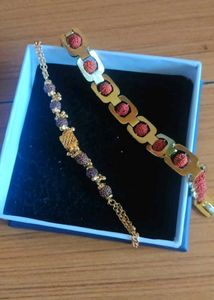 Gold Plated Essential+ Elemental Rudraksha Bracele