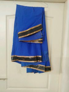 Desi Girl Simple Elegant Stitched Saree