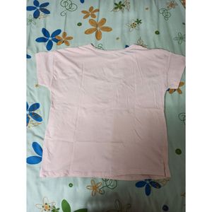 Pink casual top