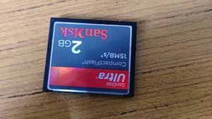 Unused 2GB Compact Flash Card, SANDISK MAKE