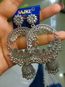 Oxidised Jhumka