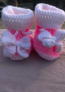 Adorable Handmade crochet Baby Booties