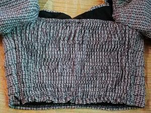 Statement Sleeve Crop Top