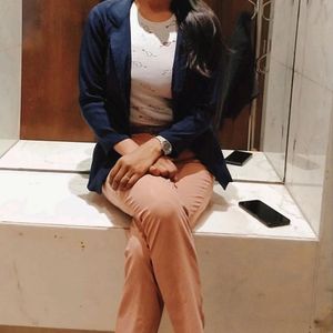 Salmon Pink Trousers