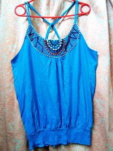 WESTERN BLUE 💙 TOP 😀