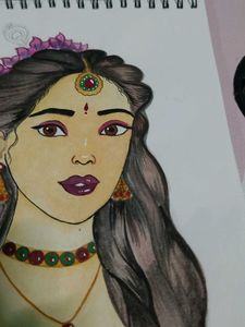 Radharani Drawing