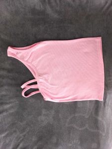 Pink One-Shoulder Tank