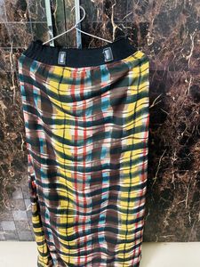 Multicolor Long Skirt Party Wear