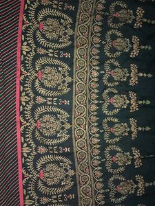 Elegant Black Ethnic Skirt