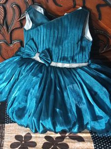 Teal Tulle Party Dress